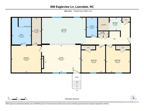 808 W Eagleview Lane Lawndale NC 28090