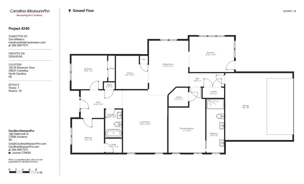 18210 Ebenezer Drive Cornelius NC 28031