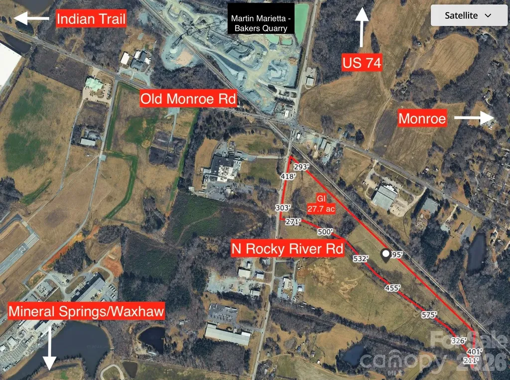 0 Rocky River Road N Monroe NC 28110