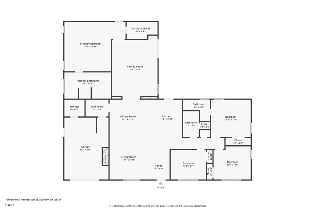 120 General Pemberton Street Stanley NC 28164