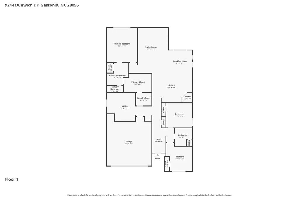 9244 Dunwich Drive Gastonia NC 28056