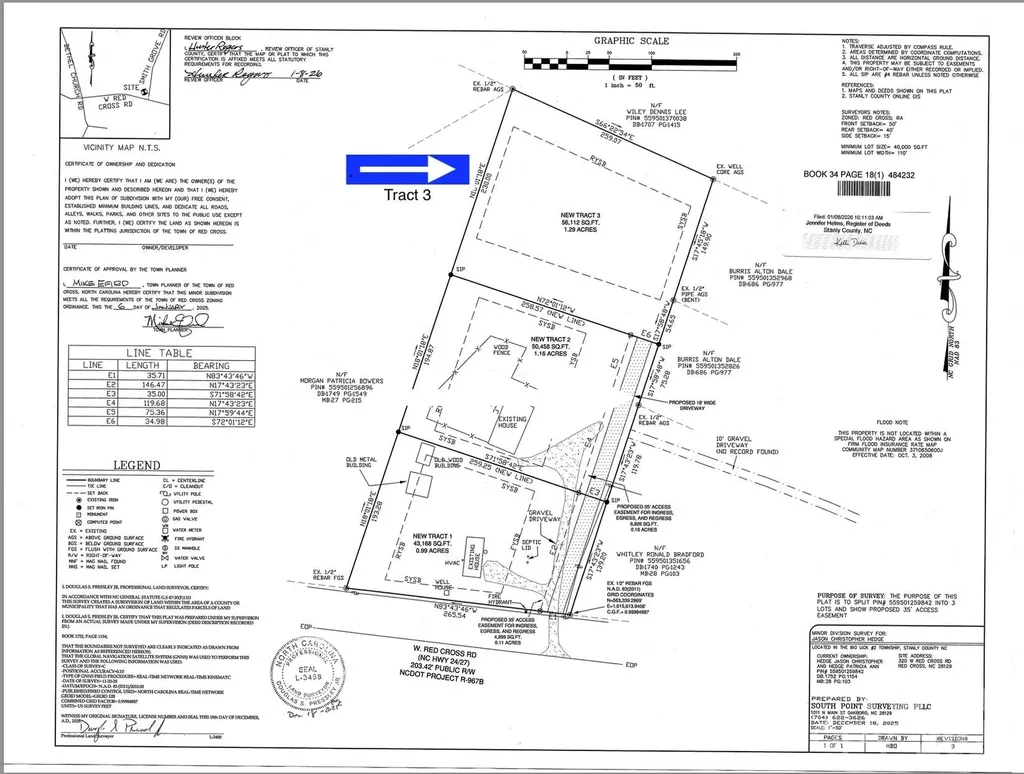1.29 Acres 320 W Red Cross Road Oakboro NC 28129