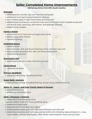 109 Fairway Drive Fort Mill SC 29715