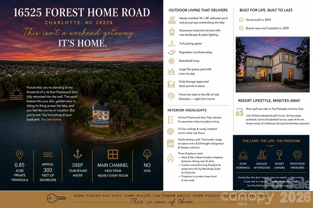 16525 Forest Home Road Charlotte NC 28278