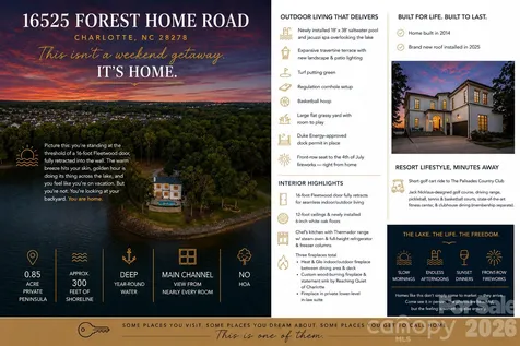 16525 Forest Home Road Charlotte NC 28278
