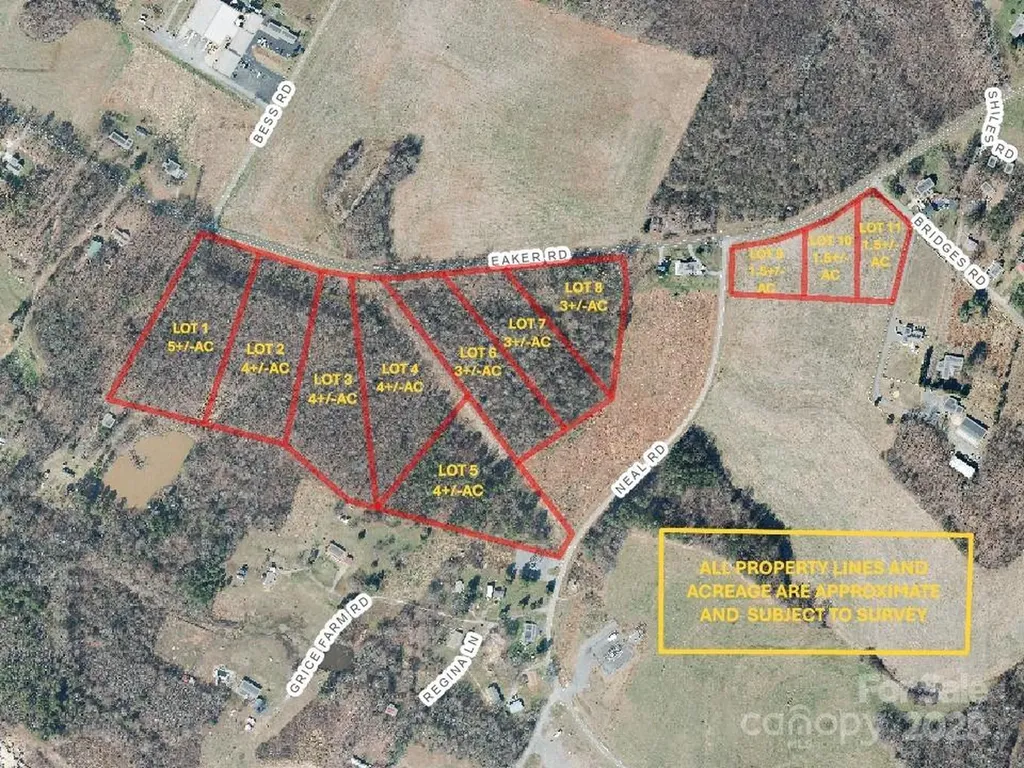 4.63+/-AC Eaker Road Bessemer City NC 28016