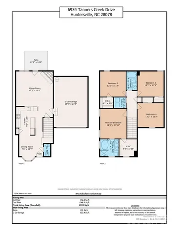 6934 Tanners Creek Drive Huntersville NC 28078