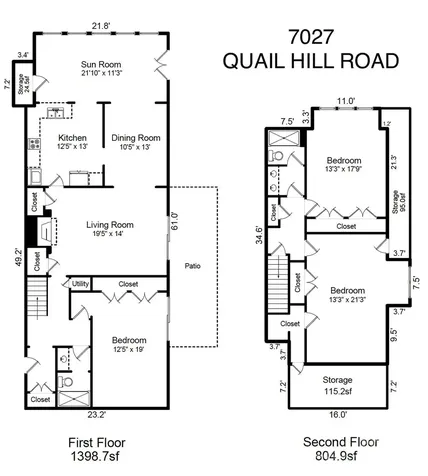 7027 Quail Hill Road Charlotte NC 28210