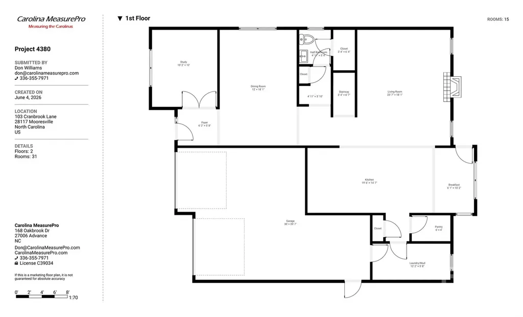 103 Cranbrook Lane Mooresville NC 28117