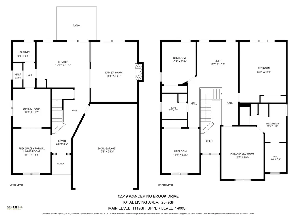 12519 Wandering Brook Drive Charlotte NC 28273