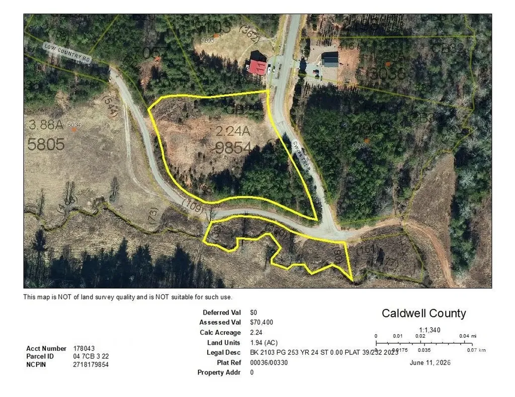 1.94 Acres, Lot Cb22, Cypress Trail Lenoir NC 28645