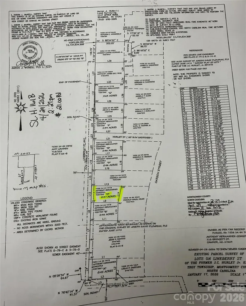 000 S Lineberry Street Troy NC 27371