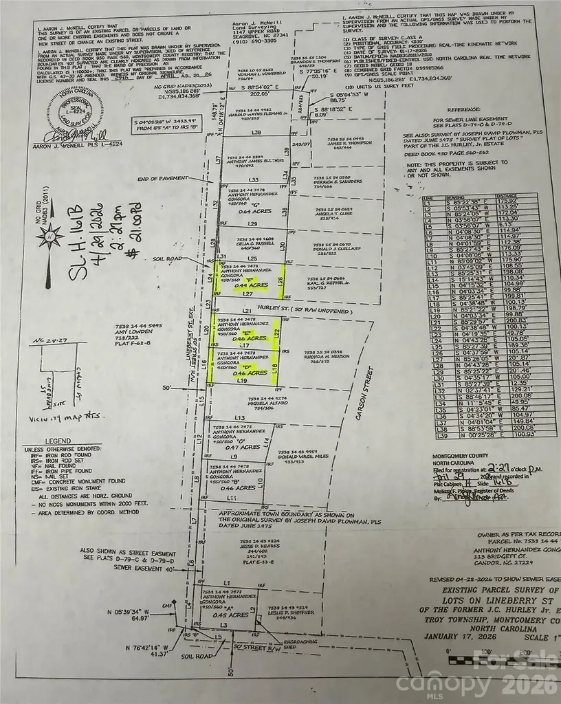 0000 S Lineberry Street Troy NC 27371
