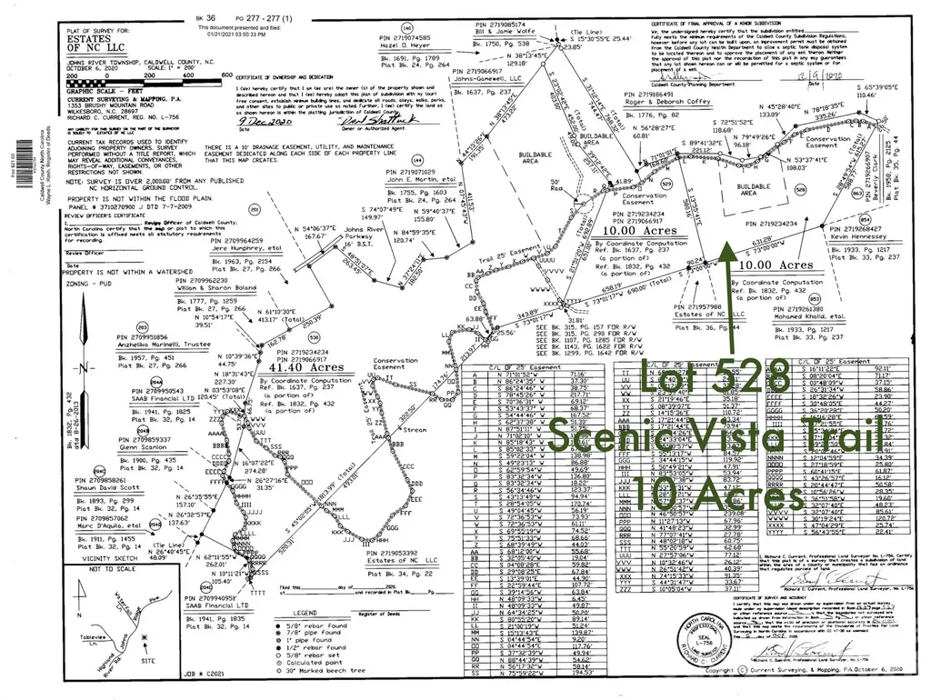 10 Acres, Lot 528, Scenic Vista Trail Lenoir NC 28645