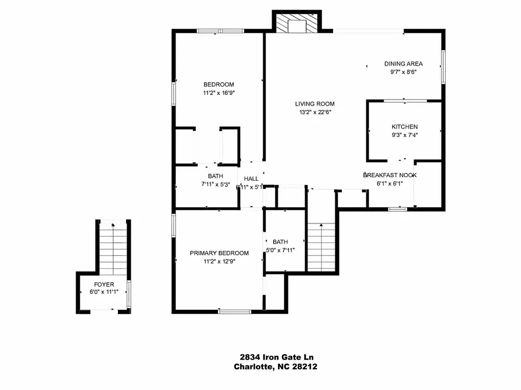 2834 Iron Gate Lane Charlotte NC 28212