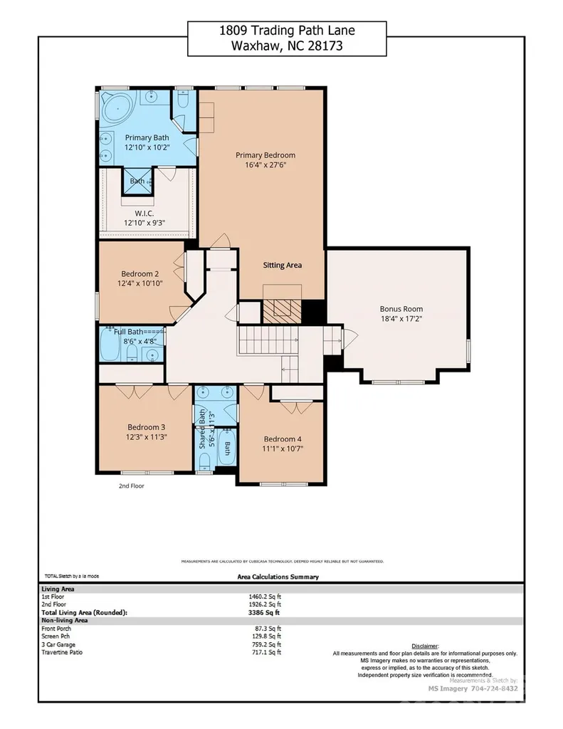 1809 Trading Path Lane Waxhaw NC 28173