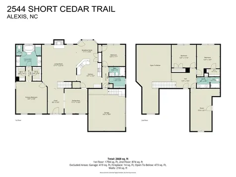 2544 Short Cedar Trail Alexis NC 28006