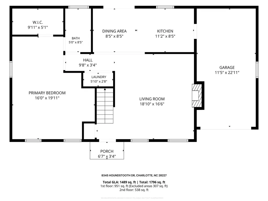 8345 Houndstooth Drive Charlotte NC 28227