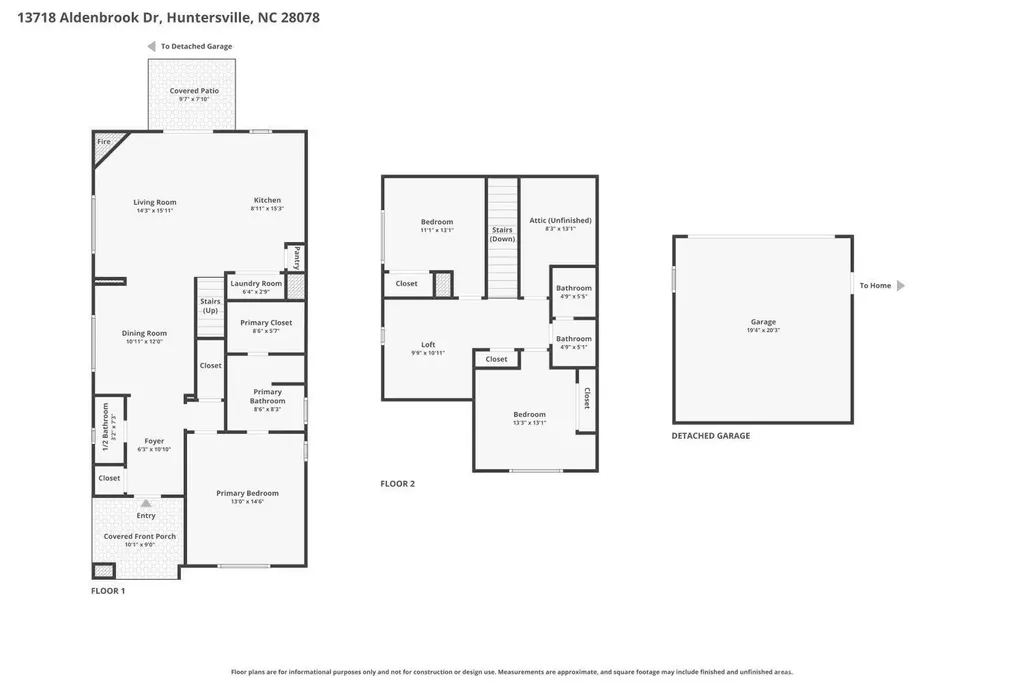 13718 Aldenbrook Drive Huntersville NC 28078