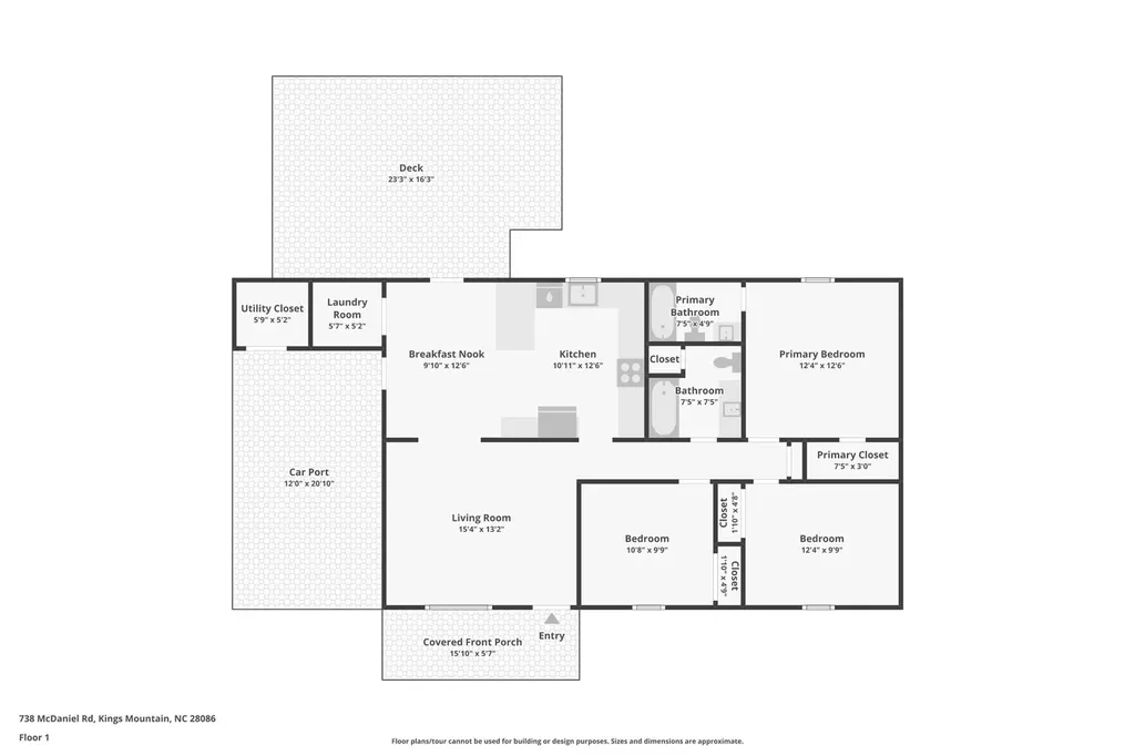 738 Mcdaniel Road Kings Mountain NC 28086