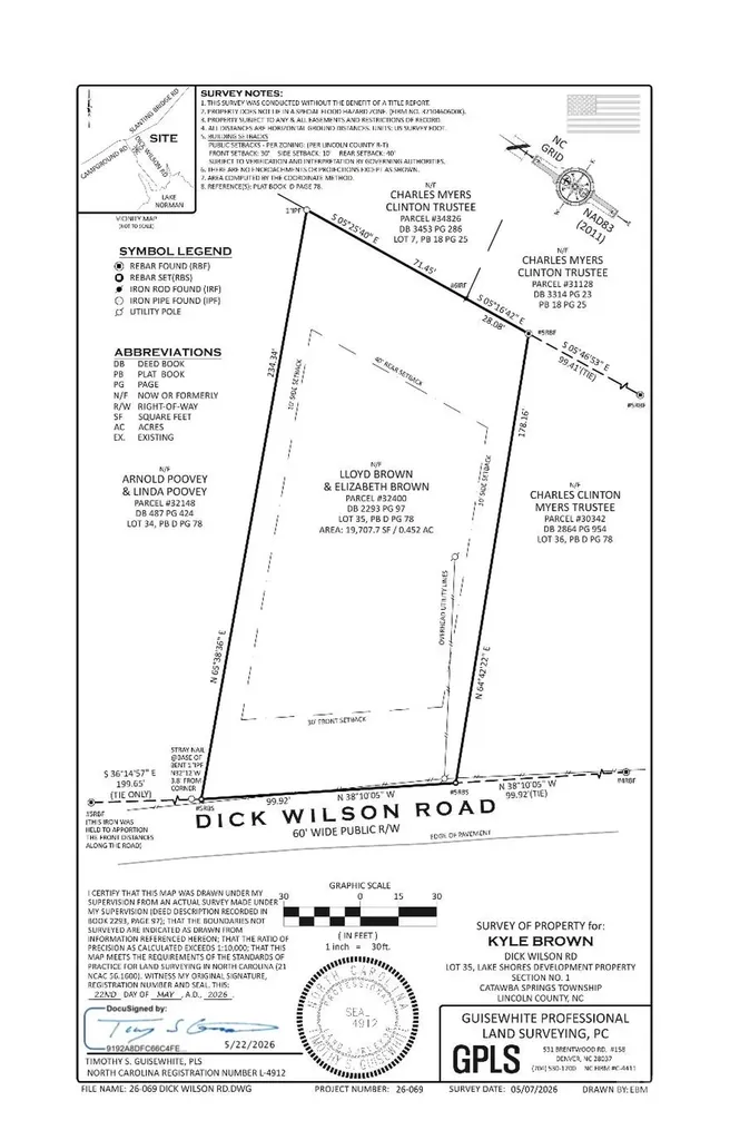 Lot 35 Dick Wilson Road Denver NC 28037