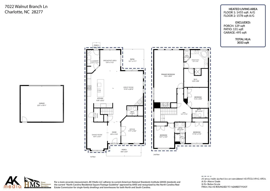 7022 Walnut Branch Lane Charlotte NC 28277