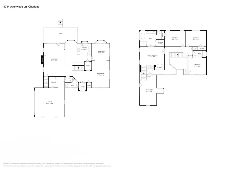 4714 Avonwood Lane Charlotte NC 28270