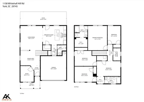 1158 Whitehall Hill Road York SC 29745