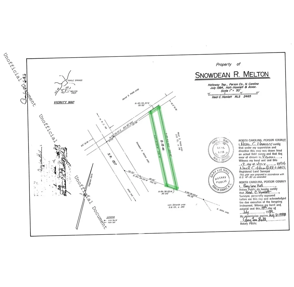 00-00 Gillis Road Roxboro NC 27574
