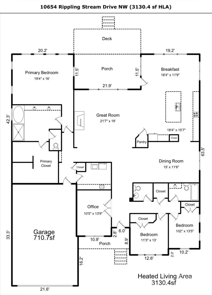 10654 Rippling Stream Drive NW Concord NC 28027
