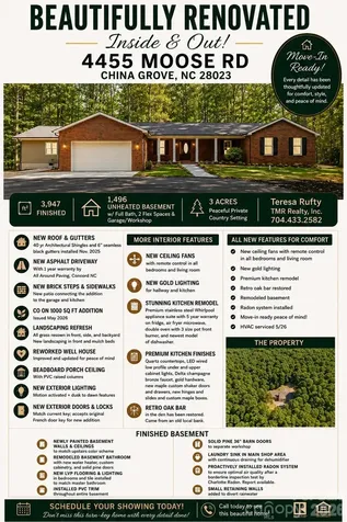 4455 Moose Road China Grove NC 28023