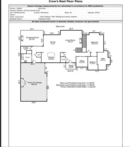 236 Summerset Drive Hendersonville NC 28792