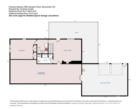 989 Hampton Place Mooresville NC 28115