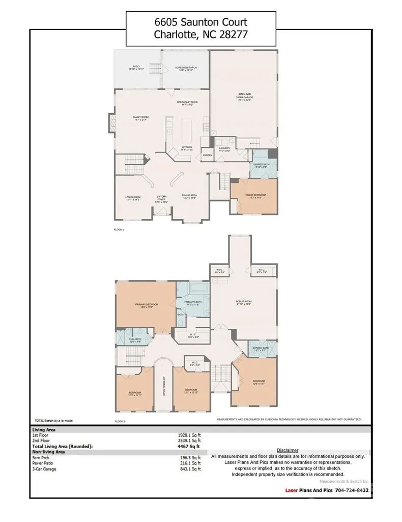 6605 Saunton Court Charlotte NC 28277