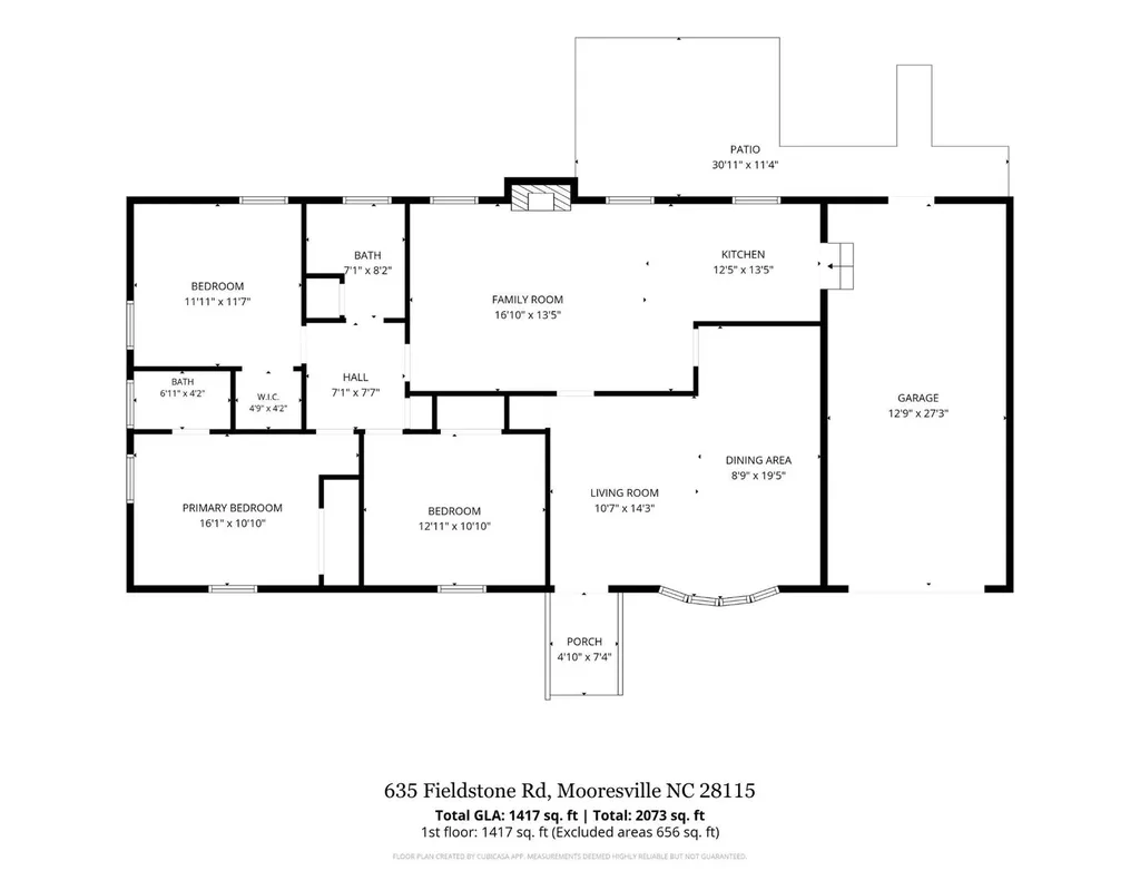 635 Fieldstone Road Mooresville NC 28115