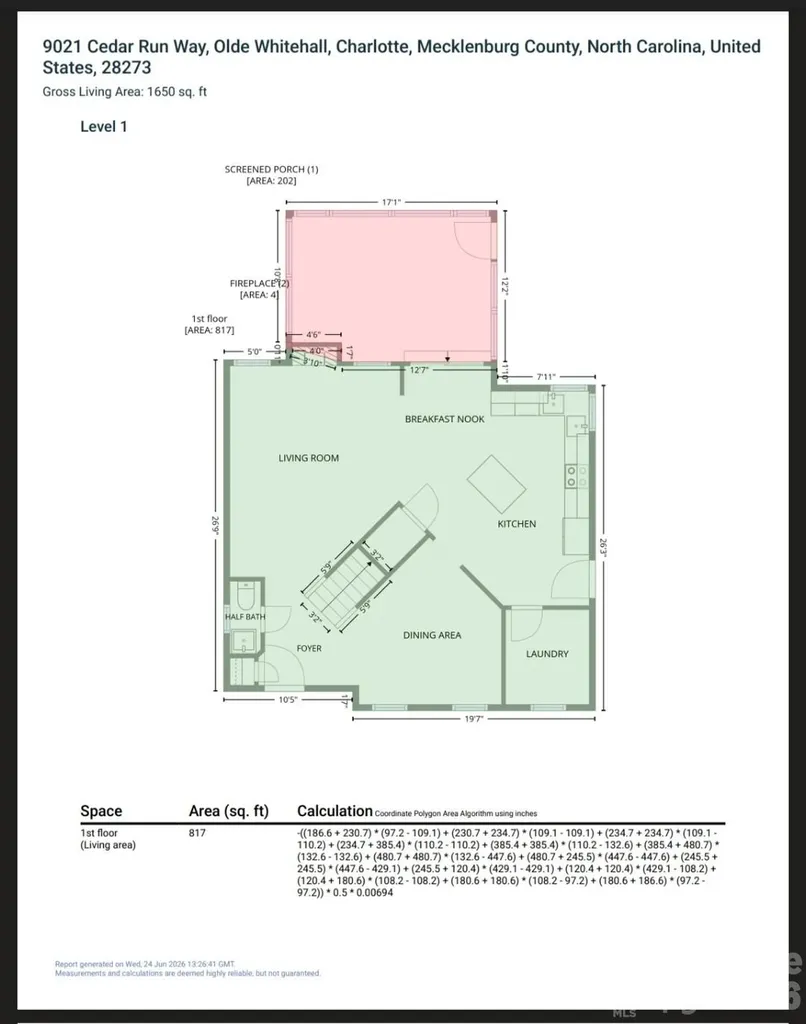 9021 Cedar Run Way Charlotte NC 28273