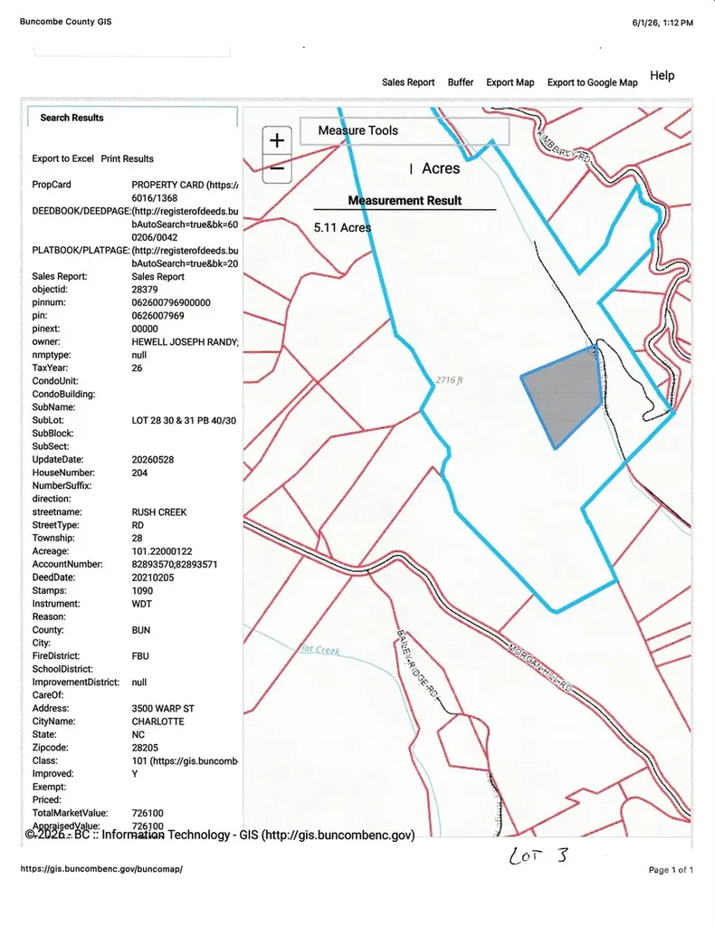 Tbd Lot 3 Rush Creek Road Black Mountain NC 28711