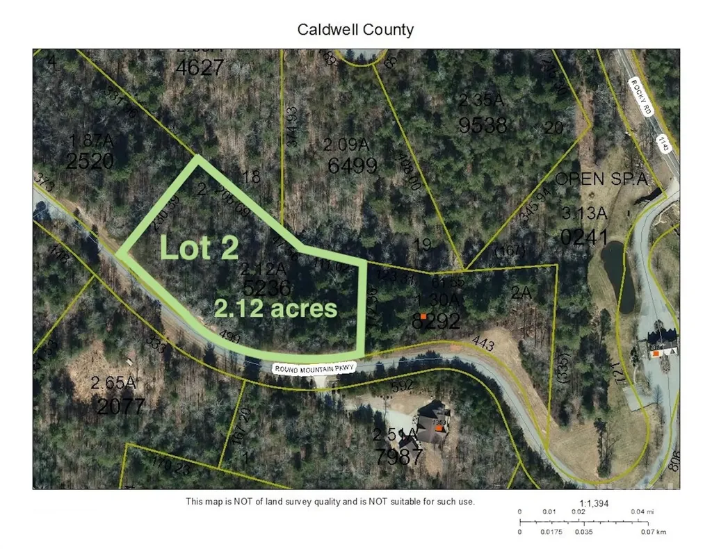 2.12 Acres, Lot 2 Round Mountain Parkway Lenoir NC 28645