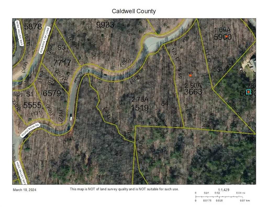 2.78 Acres, Lot 84 Round Rock Road Lenoir NC 28645