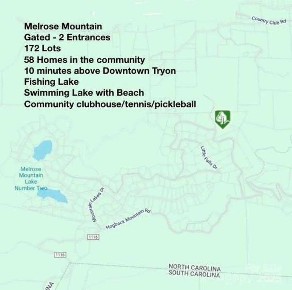 630 & 631 Melrose Mountain Road Tryon NC 28782
