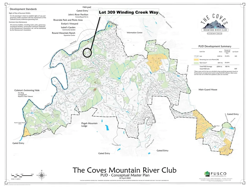 2.45 Acres, Lot 309, 1211 Winding Creek Way Lenoir NC 28645