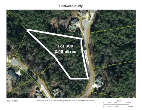 2.45 Acres, Lot 309, 1211 Winding Creek Way Lenoir NC 28645
