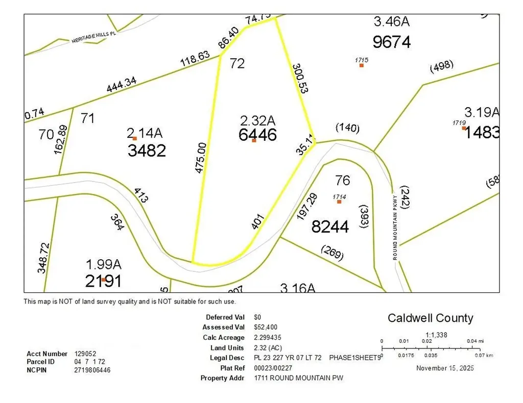 2.32 Acres Lot 72 Round Mountain Parkway Lenoir NC 28645