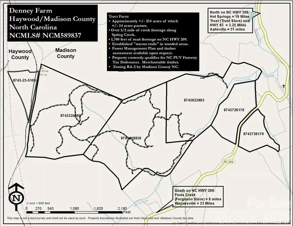 00 Nc 209 Highway Spring Creek NC 28743