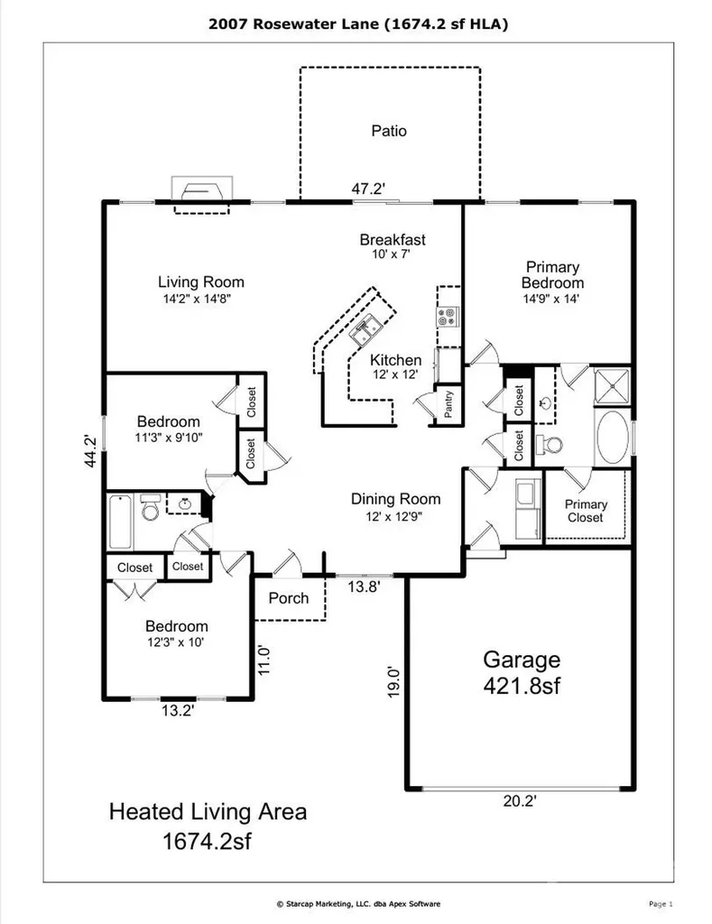 2007 Rosewater Lane Indian Trail NC 28079