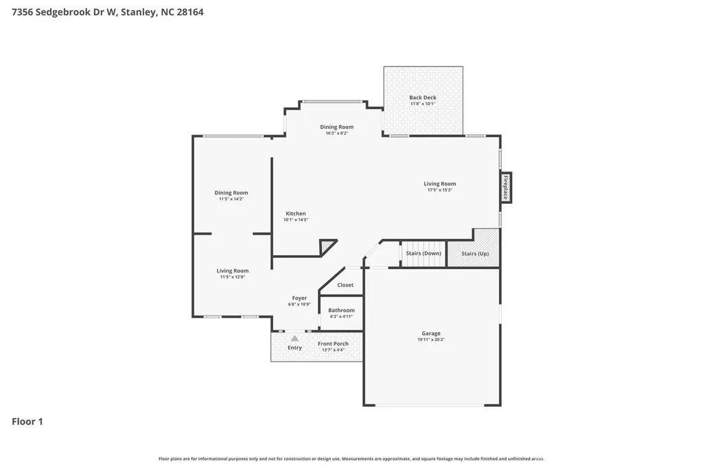 7356 Sedgebrook Drive W Stanley NC 28164