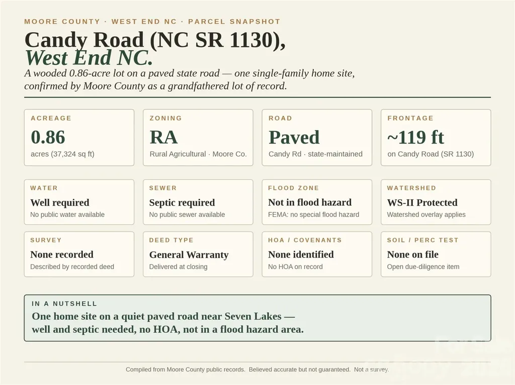 00-00 Candy Road Jackson Springs NC 27281