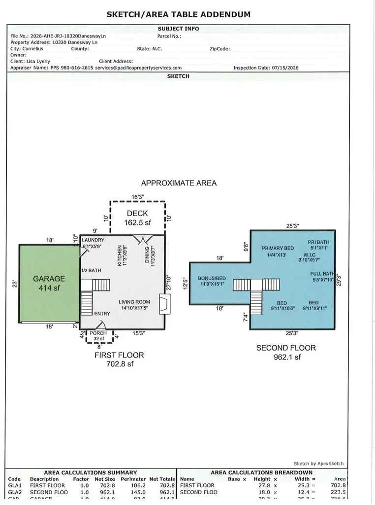 10320 Danesway Lane Cornelius NC 28031