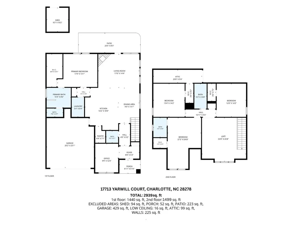 17713 Yarwill Court Charlotte NC 28278