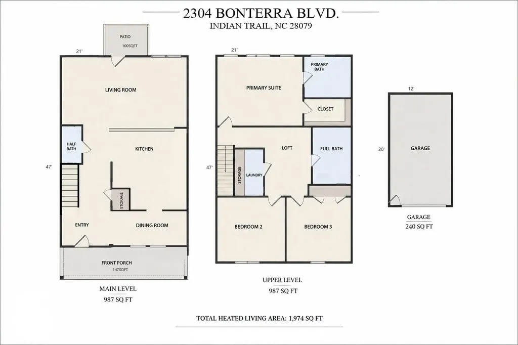 2304 Bonterra Boulevard Indian Trail NC 28079